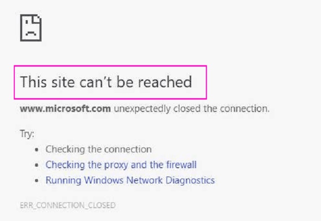 Fix This Site Can’t Be Reached Error in Chrome