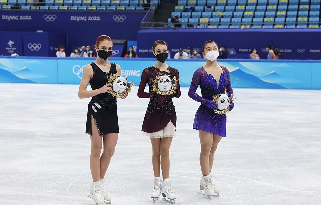 Women's Figure Skating Medal Ceremony Video